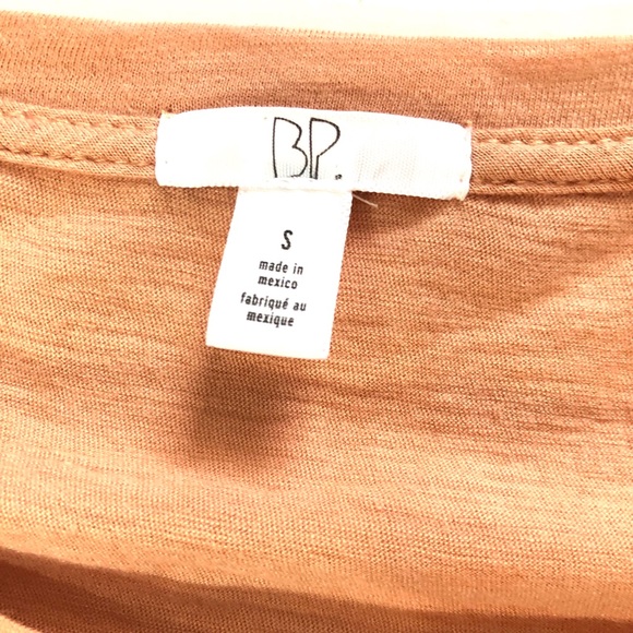 {Nordstrom BP} NWT Peach Front Knotted Tee - Picture 5 of 6
